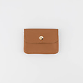 Lisa Small  - Classic Grain - Portemonnees - Bruin - Cognac D108 - Goudkleurig