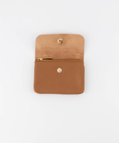 Lisa Small  - Classic Grain - Wallets - Brown - Cognac D108 - Gold