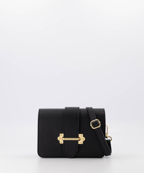 Pria - Classic Grain - Crossbody bags - Black - D28 - Gold