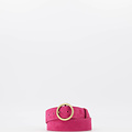 Celeste - Suede - Riemen met gesp - Roze - Fuchsia 16 - Goudkleurig