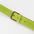 Nienke - Suede - Riemen met gesp - Groen - A259 - Bronskleurig