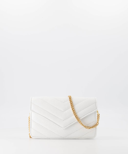 Laurie - Classic Grain - Crossbody bags - White - D01 - Gold
