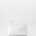 Celine - Classic Grain - Crossbody bags - White - D01 - Gold