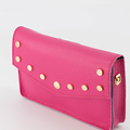 Laura - Classic Grain - Crossbodytassen - Roze - Fuchsia T2330 - Goudkleurig