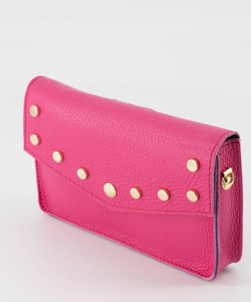 Laura - Classic Grain - Crossbody bags - Pink - Fuchsia T2330 - Gold