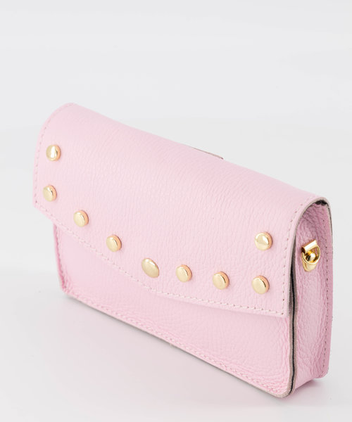 Laura - Classic Grain - Crossbody bags - Pink - T2806 - Gold