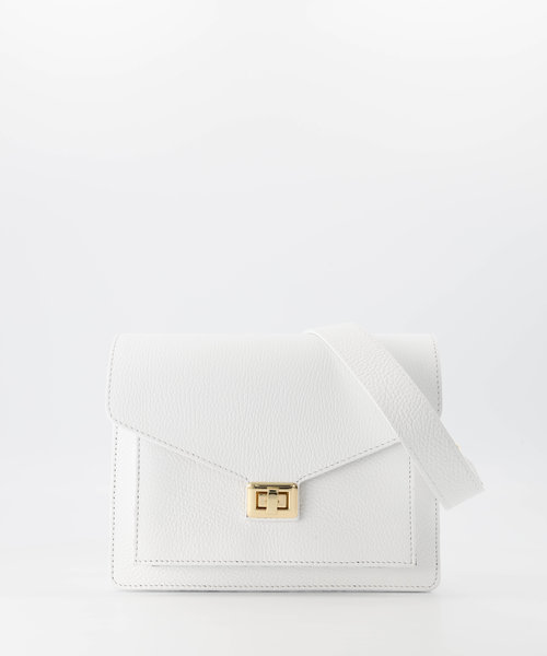 Stacey - Classic Grain - Hand bags - White - D01 - Gold