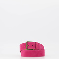 Nienke - Suede - Riemen met gesp - Roze - Fuchsia 16 - Bronskleurig
