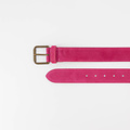 Nienke - Suede - Belts with buckles - Pink - Fuchsia 16 - Bronze