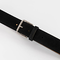 Nienke - Suede - Riemen met gesp - Zwart - 23 - Zilverkleurig