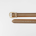 Louise - Suede - Belts with buckles - Brown -  - Gold
