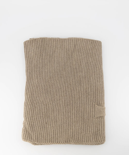 Gina - Knitwear - Poncho's - Taupe - 1201 -