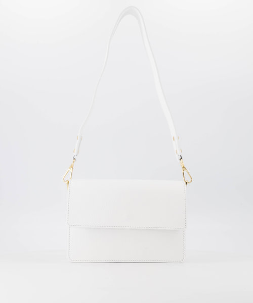 Alicia - Classic Grain - Crossbody bags - White - D01 - Gold