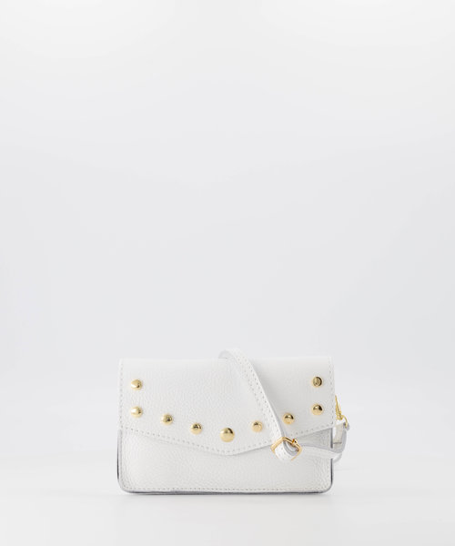 Laura - Classic Grain - Crossbodytassen - Wit - D01 - Goudkleurig