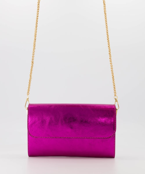 Valencia - Metallic - Evening bags - Pink - Fuchsia L538 - Gold