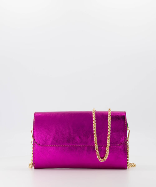 Valencia - Metallic - Evening bags - Pink - Fuchsia L538 - Gold