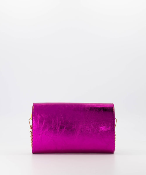 Valencia - Metallic - Evening bags - Pink - Fuchsia L538 - Gold