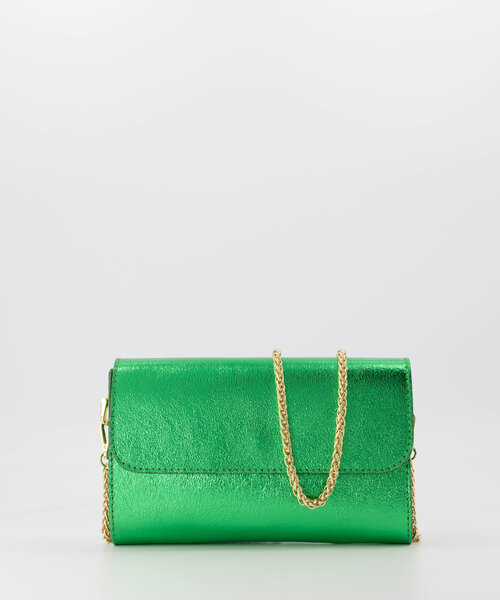 Valencia - Metallic - Avondtassen - Groen - L529 - Goudkleurig