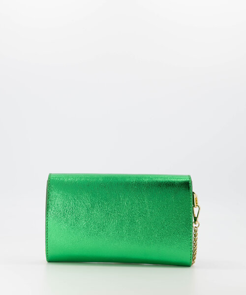 Valencia - Metallic - Avondtassen - Groen - L529 - Goudkleurig