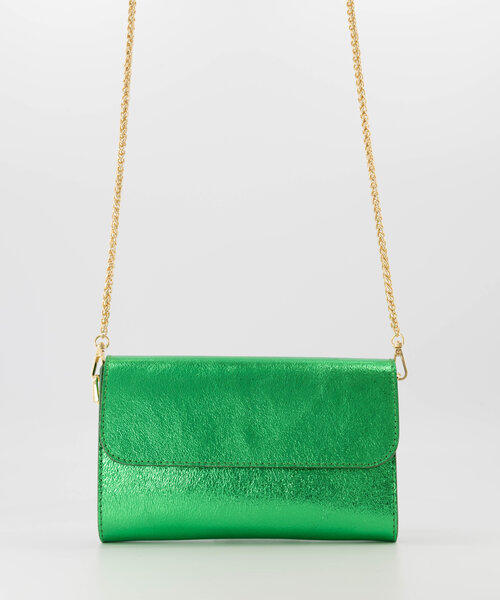 Valencia - Metallic - Avondtassen - Groen - L529 - Goudkleurig