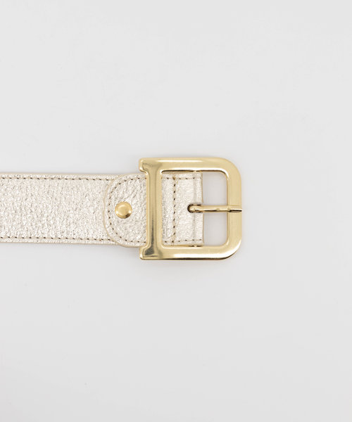 Diane - Classic Grain - Riemen met gesp - Goud -  - Goudkleurig