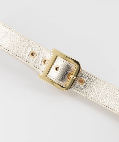 Diane - Classic Grain - Riemen met gesp - Goud -  - Goudkleurig