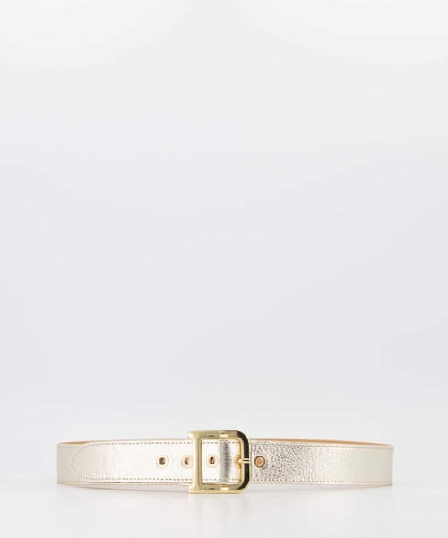 Diane - Classic Grain - Riemen met gesp - Goud -  - Goudkleurig