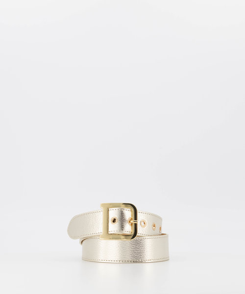 Diane - Classic Grain - Riemen met gesp - Goud -  - Goudkleurig