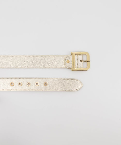 Diane - Classic Grain - Riemen met gesp - Goud -  - Goudkleurig