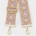 Love -  - Bag straps - Pink -  - Gold