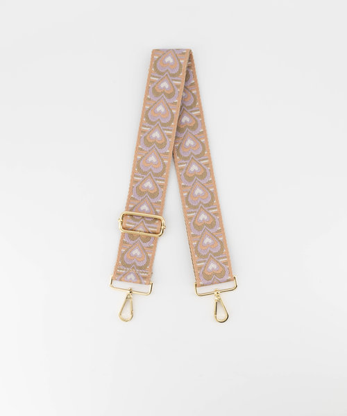 Love -  - Bag straps - Pink -  - Gold