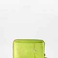 Jackie - Metallic - Portemonnees - Groen - Appelgroen L518 - Goudkleurig
