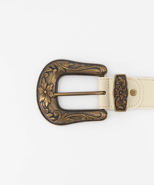 Abbey - Sauvage - Belts with buckles - Beige - Ecru - Bronze