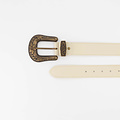 Abbey - Sauvage - Belts with buckles - Beige - Ecru - Bronze