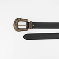 Abbey - Sauvage - Belts with buckles - Black -  - Bronze