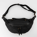 Georgia - Washed - Crossbodytassen - Zwart -  - Bronskleurig