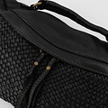 Georgia - Washed - Crossbodytassen - Zwart -  - Bronskleurig