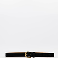 Suus - Suede - Belts with buckles - Black - 23 - Bronskleurig