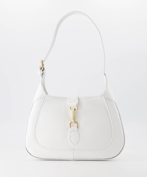 Gemma - Classic Grain - Hand bags - White - D01 - Gold