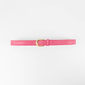 Suus - Croco - Belts with buckles - Pink -  - Goudkleurig