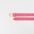 Suus - Croco - Belts with buckles - Pink -  - Goudkleurig