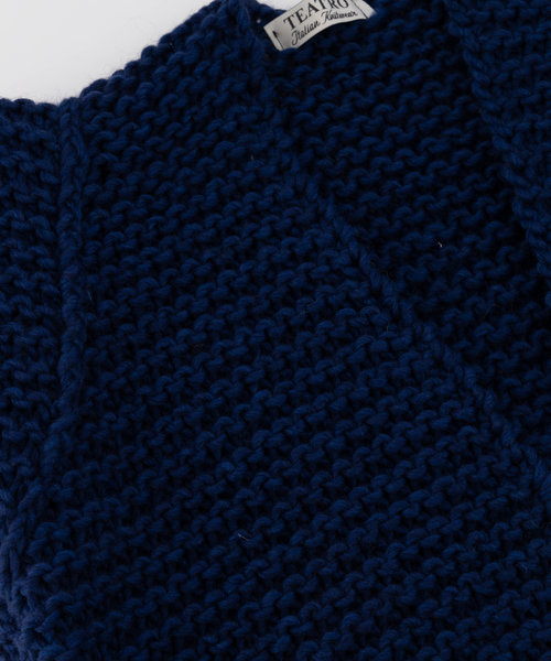 Cherise - Knitwear - Gilet - Blauw - 666 -
