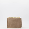 Yara - Suede - Crossbodytassen - Beige - 4 - Goudkleurig