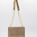 Yara - Suede - Crossbody bags - Beige - 4 - Gold