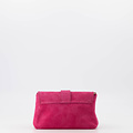 Londyn - Suede - Crossbodytassen - Roze - Fuchsia 16 - Bronskleurig
