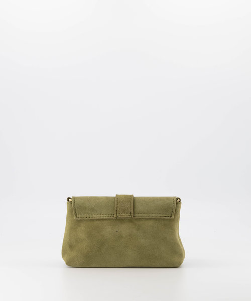 Londyn - Suede - Crossbody bags - Green - Olijfgroen 0527 - Bronze
