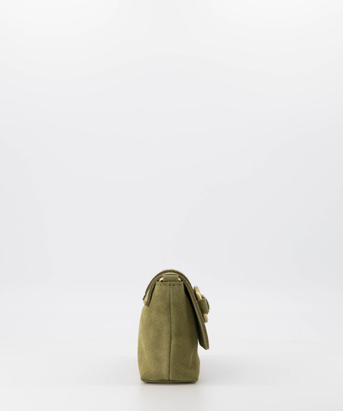 Londyn - Suede - Crossbody bags - Green - Olijfgroen 0527 - Bronze