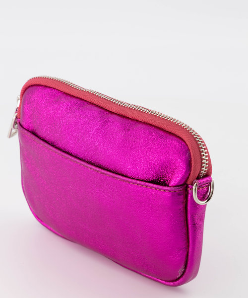 Alani - Metallic - Crossbody bags - Pink - Fuchsia L538 - Silver