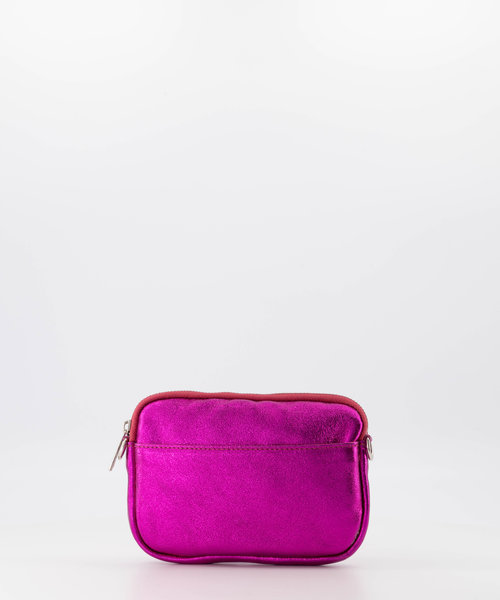 Alani - Metallic - Crossbodytassen - Roze - Fuchsia L538 - Zilverkleurig