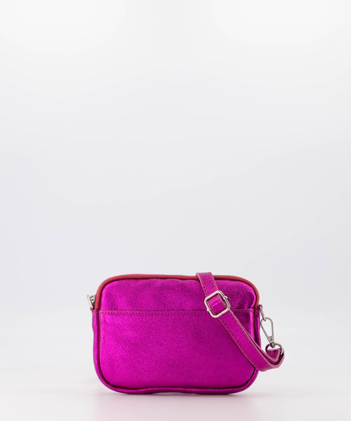 Alani - Metallic - Crossbody bags - Pink - Fuchsia L538 - Silver